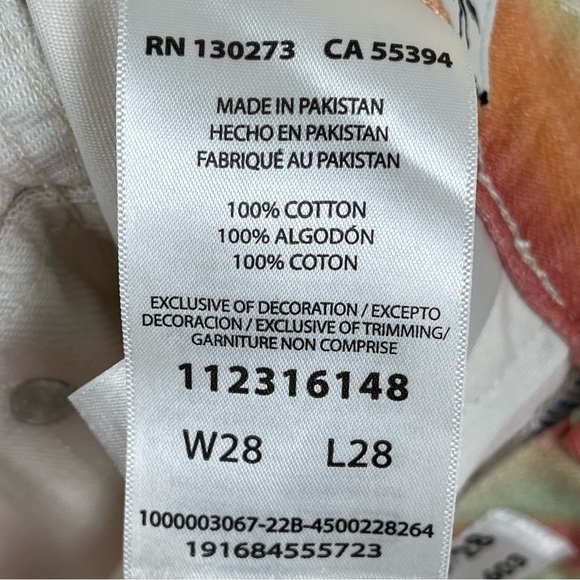 NWT Wrangler Wild West 603 High Rise Straight Rainbow Wave Jeans Sz 28X28 Women - Picture 11 of 15